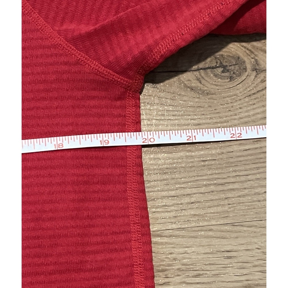 The North Face Mens FlashDry Long Sleeve Running Hike Shirt Mens M Red Outdoor - Picture 7 of 9